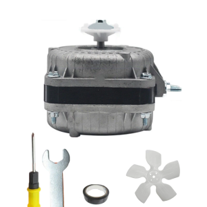 Metal Refrigerator Fan Motor Enhances Cooling Effectiveness Metal Texture Suitable for Household and Business Appliances