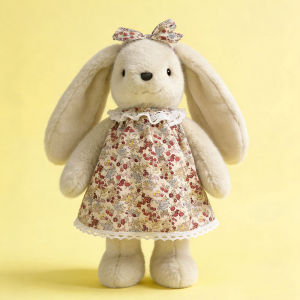 Easter bunny plush toy stuffed animal comforting pillow for girls doll birthday gift wholesale