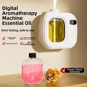 【COD&Fast Delivery】Deodorization Aromatherapy Machine LED Display Screen With 45ML Essential Oils Air Freshener Creativity 5 Adjustable Levels Fragrance Sprayer Machine Bedroom Environment
