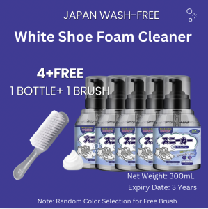 [SG STOCK] Japan Wash-Free White Shoes Foam Cleaner | Shoe Whitener | Sneaker Cleaner Shoe Spray