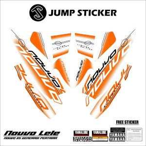 Stiker striping nouvo lele 115 lama grafis variasi 003