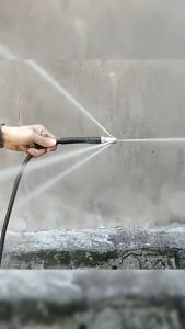 Suomi High Pressure Sprayer Nozzle Clean Sewer Aluminum Pressure Washer Quick Plug Drain Hose Nozzle Tool