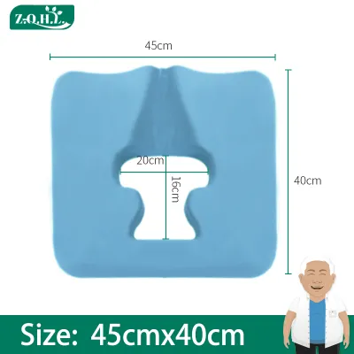 Adjustable Pressure Relief Anti Bedsore Cushion Gel Antibacterial Cotton Square Air Tube Cushion for Elderly and Bedridden Patients