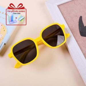 Square Frame Children Sunglasses Fashion Kids Sun Protection Glasses Boys and Girls Eyeglasses