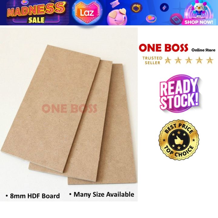 [ ONE BOSS OF58 ] 5pcs 1490mm x 440mm - 8mm (HDF) High Density ...
