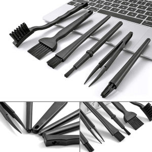 ESH63 Portable Cleaning Tool Dust remove Temperature Resistant For Laptop For Phone 6 in 1 Computer Cleaners Anti Static Keyboard Brush Kit