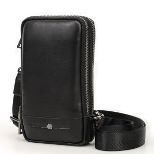 Xu hướng thiên thần đen EBAY Cung cấp túi đeo chéo nam bằng da ngựa điên túi điện thoại nam