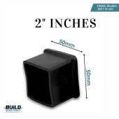 RUBBER FOOTING (SQUARE AND RECTANGLE) Goma sa Ilalim ng Upuan Anti-slip Anti-scratch Tubular Square Rubbed Footings Cover Tubular End Caps for Table and Chair | Build Construct