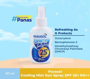 Promo Parasol Cooling Mist Spray Spf 25 50 ml (Kemasan randome baru) | Sunblock | Sunscreen | Sunscreen Spray | Sunblock Spray | Spf 25 | Sunscreen Glowing | Sunblock Glowing | Kulit Glowing