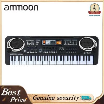 61 Keys Black Digital Music Electronic Keyboard Key Board Electric Piano Kids Gift Musical Instrument US plug