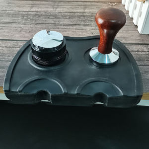 AREYOUCAN 1-3Pcs/Set 51mm/53mm/58mm 304 Stainless Steel 3 Angle Coffee Tamper and Flat Tampers With Double Silicone Coffee Mat