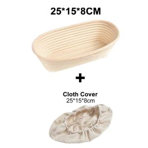 Proofing Basket Banneton Sourdough Basket Oval Round Natural Rattan Fermentation Bread Basket