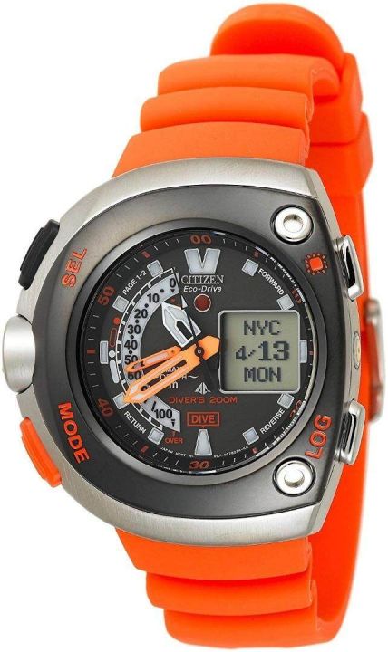 Citizen Aqualand Diver Eco-Drive JV0020-21F Mens Watch Men'S