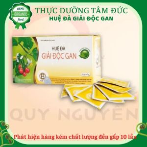 (Combo 10 hộp) Huệ đà giải độc gan  từ cây cà gai leo hộp 30 gói x 3g - chùa Long Hương