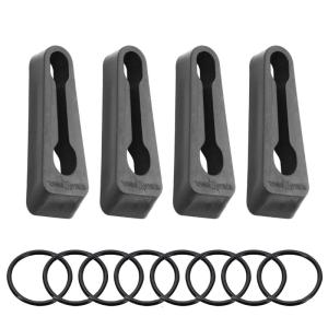 ตัวล็อคประตูรถแบบเงียบเบาะรองกันเสียงล็อคแผ่นกันชนรถยนต์อุปกรณ์เสริมสำหรับรถยนต์