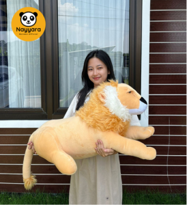Boneka Singa jumbo Panjang 1 meter SNI
