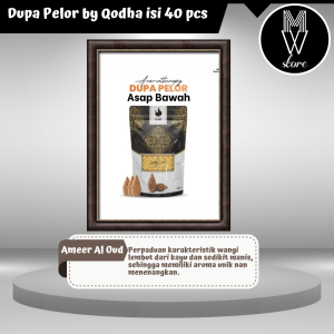 Qodha Dupa Pelor Isi 40 pcs Asap Bawah All Variant Bukhur Aromaterapi dan Pengharum Ruangan Motif Kembang