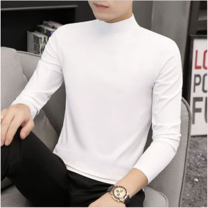 Áo Giữ Nhiệt Nam GOZIN.STORE chất liệu nhung tăm nam dài tay cổ cao giữ âm cao cấp