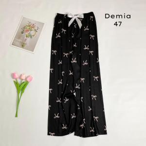 CELIKA || Celana Demia 47 Kulot Rayon Aksen Pita | Celana Kulot Santai Fashion Wanita