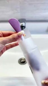 Facial Brush new double-headed silicone makeup tool facial mage facial cleaning women beauty special brush four color options Professional skin care brush Plastic Waterproof Comfort Cleansing Brush