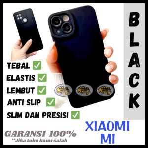 BLACK CASE pro camera XIA0MI MI A1 11T 12  12S  blackmatte casing silikon case