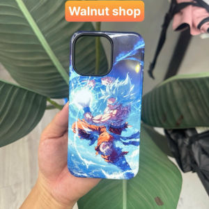 Ốp Iphone in hình Songoku Kamehameha - từ ipX - ip16prm - ốp 1 lớp & ốp 2 lớp - Ốp Anime 7 viên ngọc rồng - dragon ball