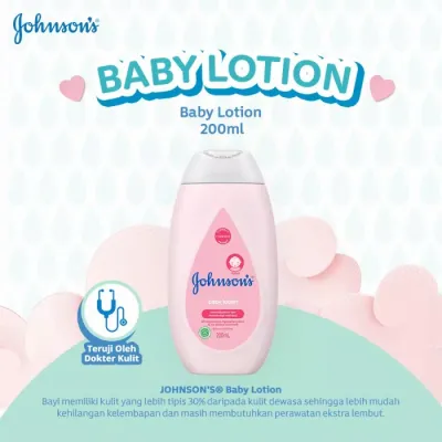 Johnsons Baby Lotion 200ml/ Lotion Pelembab Kulit losion bayi krim cream johnson