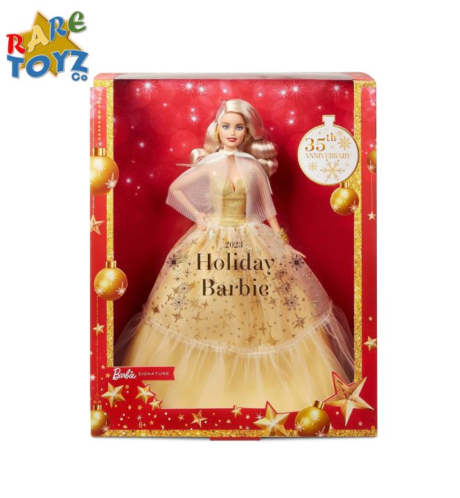 Barbie 2023 Holiday Barbie Doll Seasonal Collector Gift Barbie