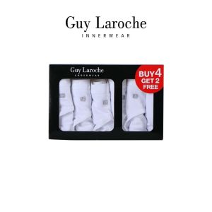 Guy Laroche กางเกงในชาย  PACK 6 ชิ้น สีขาว รุ่น JUS4905R5WH