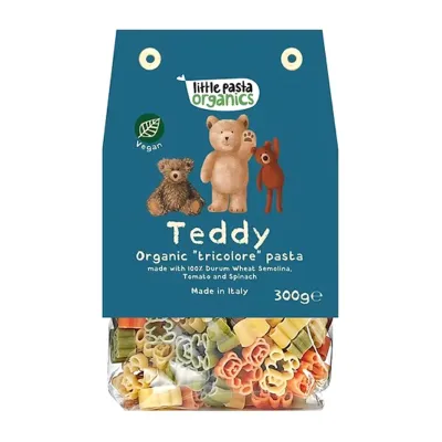 Little Pasta Organics Teddy Shaped Pasta 300g