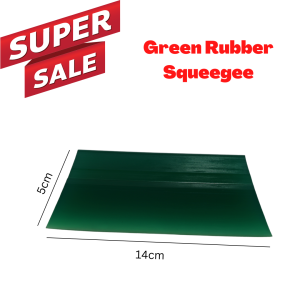Window Tinted Film Installation Tool / Window Tinted Film Pangsa Tool / Green Rubber Squeegee