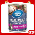 Pate Thức Ăn Ướt Snappy Tom Real Meat Cho Mèo Trưởng Thành - Lon Lớn 400g. 
