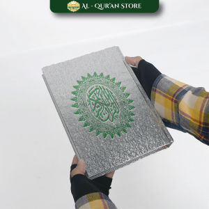 Al Quran Perak A5 21 X 15 Cm Cover Perak Hard Cover Ukuran Standar Penerbit Agung Media Mulia
