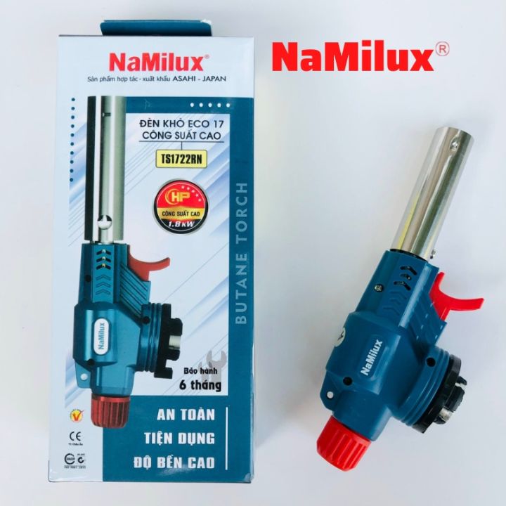 Đèn Khò Gas Namilux Công Suất Cao Model Ts1722Rn Bảo Hành 6 Tháng Khò Ga  Chất Lượng Cao Việt Nam Đèn Khò Gas Sử Dụng An Toàn Đèn Khò Gas Cho Công