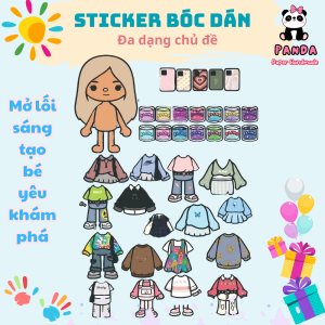 (13B )Bộ Avatar Sticker đồ chơi bóc dán đồ chơi bóc dán cho bé từ 3 tuổi
