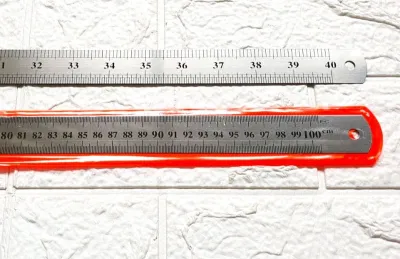 Penggaris Besi 100 Cm