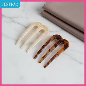 JCSYFAC Pháp tóc pins đối với phụ nữ U hình tóc forks Vintage kiểu tóc phụ kiện thời trang 3 prong Bun tóc Sticks mũ nón
