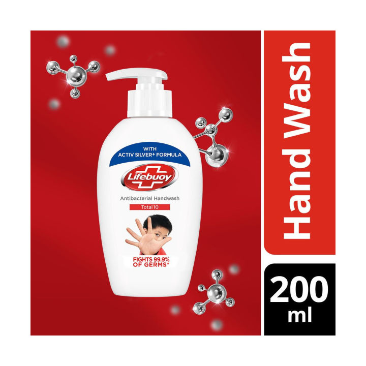 Lifebuoy Antibacterial Hand Wash Total 10 200ml Lazada PH