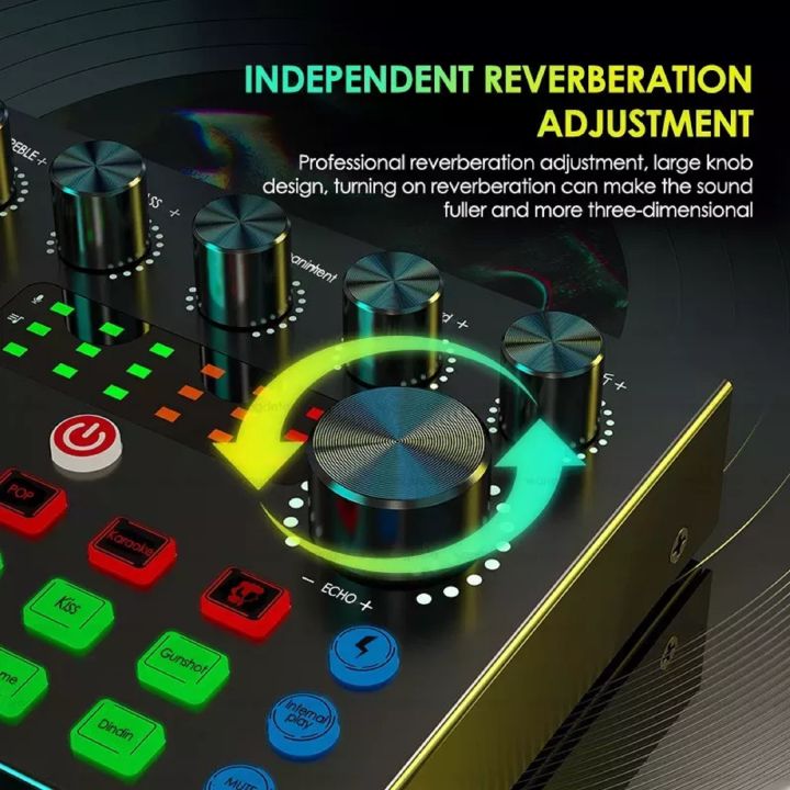 The latest version of V8 sound card V8S, suitable for live broadcast ...