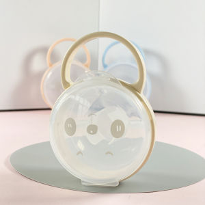 Baby Pacifier Box Baby Dummy Cases with Anti-Loss Strap Wire Chains Clip Travel Soother Container Boxes Portable Pacifier Holder Storage Case for Kids