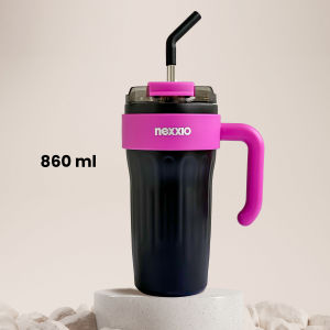 Aveline Tumbler  Nexxio Termos Jumbo American Style Panas Dan Dingin Sedotan Botol Cup Portabel / Tempat Minum Stainless Steel 860 Ml SUS 316