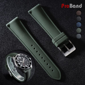 Watchband 20mm 21mm 22mm FKM Rubber Watch Strap Quick-Release Bracelet for Omega for Rolex for Seiko Band Nylon Silicone Belts2026
