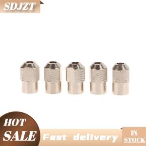 SDJZT 5Pcs Mini Drill Chuck Zinc Alloy Chuck Nut Rotary Tool Accessories Power Tools Engraver Accessories