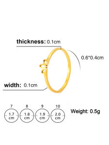 SKYRIM แหวนทองเหล็กไร้สนิมไทเทเนียมผู้หญิงดีไซน์มงกุฎแหวนแหวนเครื่องประดับ