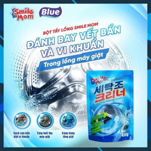 (HỎA TỐC) - Bột Tẩy Lồng Máy Giặt Hàn Quốc SANDOKKAEBI Siêu Sạch SMILE MOM (450 gram)