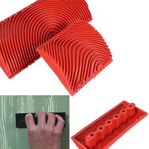 Bộ Dụng Cụ Tạo Vân Giả Gỗ Gồm 2 Mảng Silicon Size 15x6.5cm và 7.5x6.5cm Dễ Thi Công Thẩm Mĩ Sang Trọng