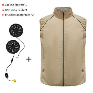 CCW Men Summer Air Conditioning Clothing Fan Cooling Vest USB Charging Cooling sport man vest Outdoor Cooling Fishing summer vest