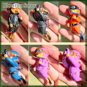 Blowing Diver Treasure Chest Box Antique Creative Fish Tank Decoration Aquarium Ornaments Resin