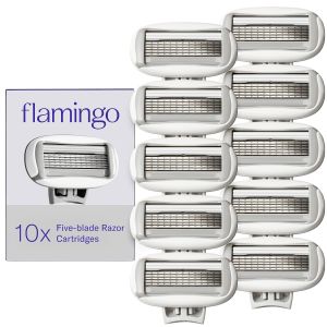 Flamingo Womens Original Razor Blade Refill Cartridges - 10 Count