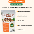 Macadamia Nuts With Shell Dry Roasted & Unsalted 100% Organic Australian Macadamia 200G. 